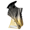 Power Boot Football Heavyweight Award Carbon Black to Gold 230mm