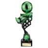 Innov8 Football Plastic Trophy Green & Black 230mm