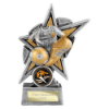 Speedstar Football Award Antique Silver & Gold 140mm