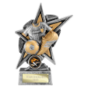 Speedstar Football Award Antique Silver & Gold 180mm