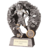 Blast Out Female Football Resin Award 190mm