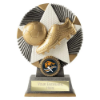 Pulse Star Football Award Antique Silver & Gold 150mm