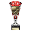 Cobra Star Cup Football Boot & Ball Silver & Red 210mm