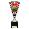 Cobra Star Cup Football Goal Keeper Silver & Red 230mm