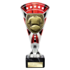 Cobra Star Cup Football Shirt & Ball Silver & Red 210mm