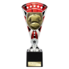 Cobra Star Cup Football Shirt & Ball Silver & Red 230mm