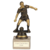 Cyclone Football Player Antique Gold 160mm
