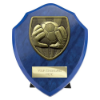 Cobra Shield Football Goal Keeper Award Azure Blue 125mm