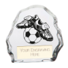 Mystique Football Glass Award 90mm