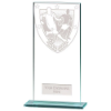 Millennium Football Jade Glass Award 180mm