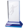 Davenport Football Crystal Award 110mm  (40mm Width)