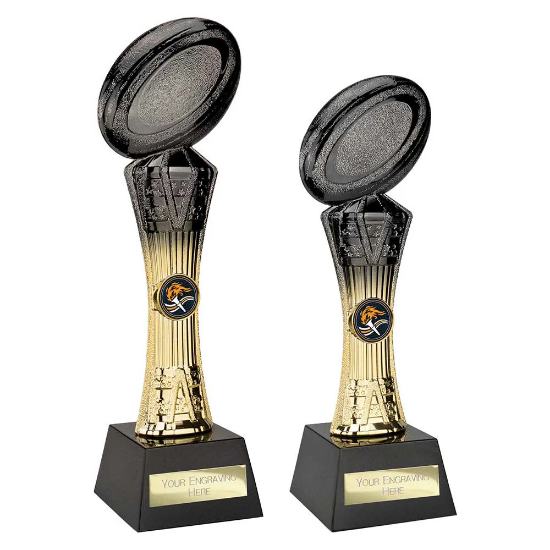 Extreme Rugby Award Carbon Black & Gold