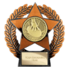 Emperor Star Rugby Plaque Bronze 120mm