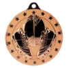 Cascade Stars Rugby Medal Bronze 50mm