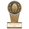 Ikon Tower Rugby Plaque Award Antique Silver & Gold 125mm