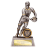 Stormer Rugby Male Award Antique Silver & Gold 160mm