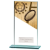 Mustang Rugby Jade Glass Award 160mm