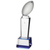 Tribute Rugby Crystal Award 185mm  (50mm Width)