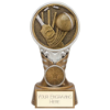 Ikon Tower Cricket Award Antique Silver & Gold 150mm