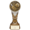 Ikon Tower Cricket Award Antique Silver & Gold 175mm