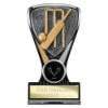 Wolverine Plaque Cricket Carbon Black & Fusion Gold 130mm