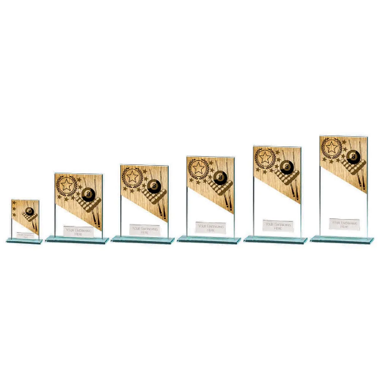 Mustang Pool Jade Glass Award