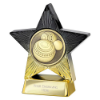 Superstar Lawn Bowls Award Black & Gold 110mm