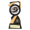 Mania Tower Lawn Bowls Award Carbon Black & Gold 155mm