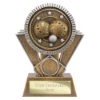 Apex Ikon Lawn Bowls Award Gold & Silver 155mm