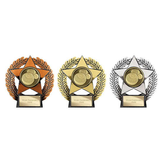 Emperor Star Lawn Bowls Plaque