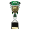 Cobra Star Cup Lawn Bowls Silver & Green 230mm
