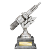 Velocity Spark Plug Award Antique Silver 170mm