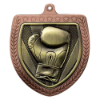 Cobra Boxing Shield Medal Bronze 75mm