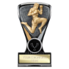 Wolverine Plaque Kickboxing Carbon Black & Fusion Gold 130mm