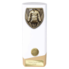 Prime Cobra Martial Arts Award White & Gold 190mm
