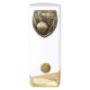 Prime Cobra Netball Award White & Gold 190mm