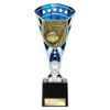 Cobra Star Cup Netball Silver & Blue 230mm