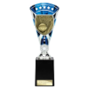 Cobra Star Cup Netball Silver & Blue 255mm