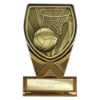 Fusion Cobra Netball Plaque Award Black & Gold 110mm