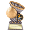 Smash Netball Award Antique Silver & Gold 120mm