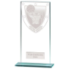 Millennium Netball Jade Glass Award 180mm