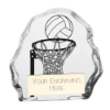 Mystique Netball Glass Award 90mm