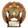 Emperor Star Hockey Plaque Bronze 120mm