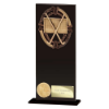 Maverick Hero Field Hockey Glass Award Jet Black 200mm