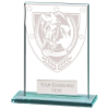 Millennium Equestrian Jade Glass Award 80mm