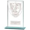 Millennium Equestrian Jade Glass Award 140mm