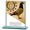 Mustang Pigeon Jade Glass Award 110mm