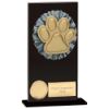 Euphoria Hero Dog Agility Glass Award Jet Black 160mm