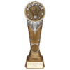 Ikon Tower Badminton Award Antique Silver & Gold 225mm
