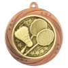 Superstar Badminton Medal Bronze 60mm